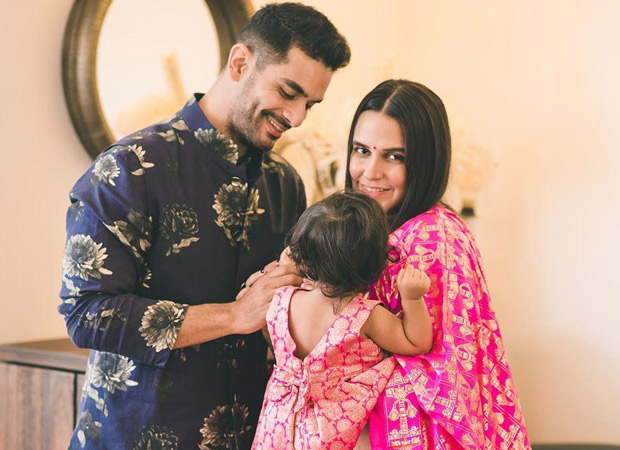 Neha Dhupia and Angad Bedi pen adorable notes for daughter Mehr on her first birthday