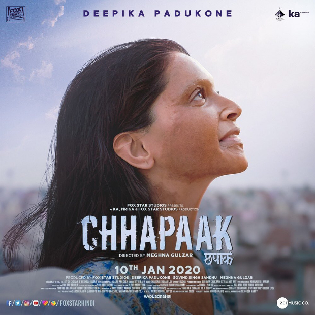 Chhapaak: Deepika Padukone showcases traumatic journey of Malti in new posters