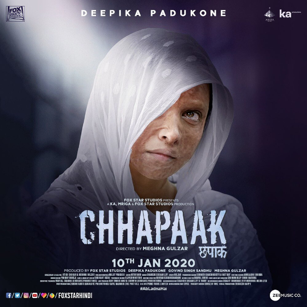 Chhapaak: Deepika Padukone showcases traumatic journey of Malti in new posters