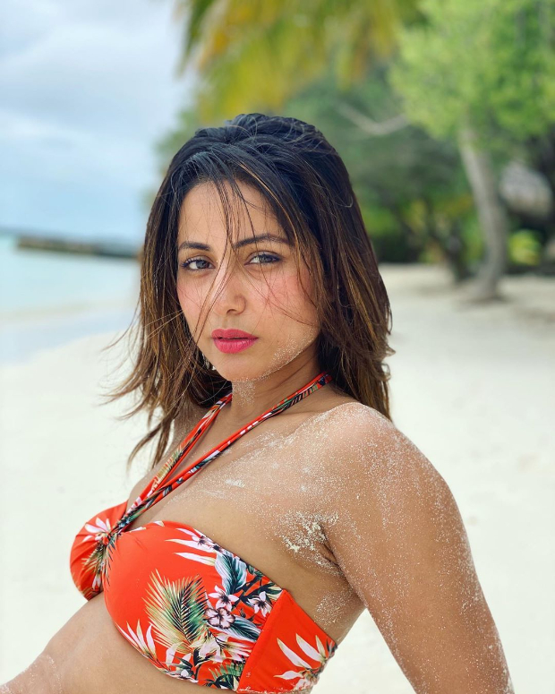 Hina Khan breaks in the internet in these stunning bikini photos from her Maldives vacation