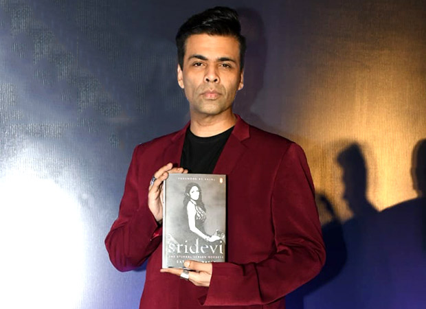 Karan Johar admits to being the biggest fan of Sridevi at the launch of Sridevi The Eternal Screen Goddess