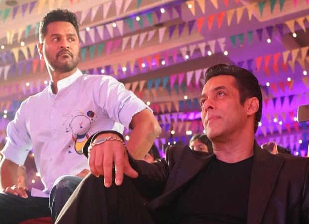 Salman Khan shares a still with Prabhu Deva from the launch of ‘Munna Badnaam Hua’