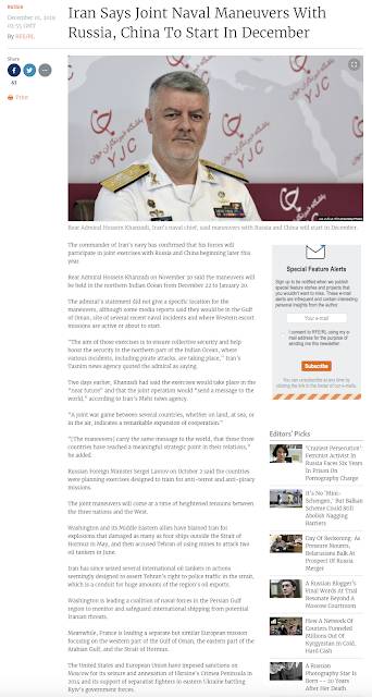 Iran's New Naval Partnership,