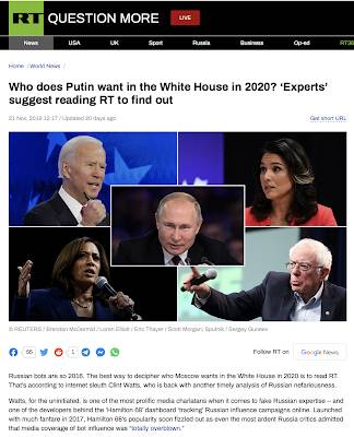 Kremlin usa election 2020,