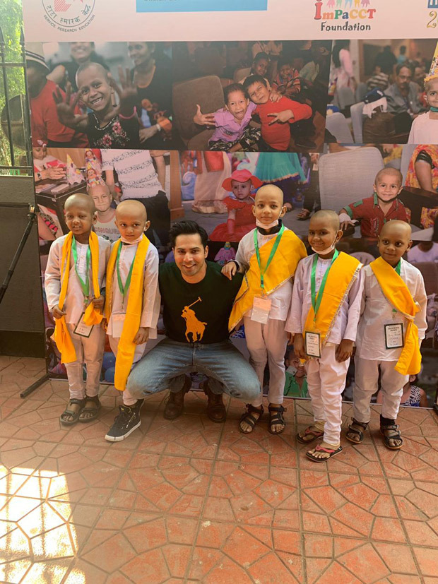 Varun Dhawan dances on 'First Class' song with cancer affected children