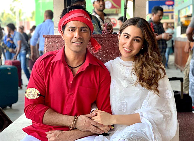 Varun Dhawan turns van prancer for Sara Ali Khan as they wrap another schedule for Coolie No. 1