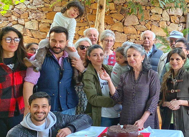 Taimur Ali Khan has his eyes on the cake as grandmother Sharmila Tagore celebrates 75th birthday! See photo