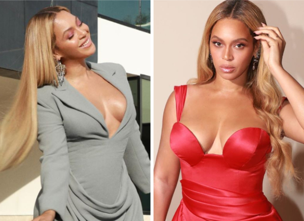 From bodycon dress to scarlet red gown, Beyonce looks gorgeous at pre-Grammys parties 