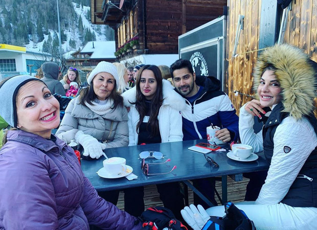 Jacqueline Fernandez and Varun Dhawan get together for the first lunch of 2020 in Gstaad, Switzerland!