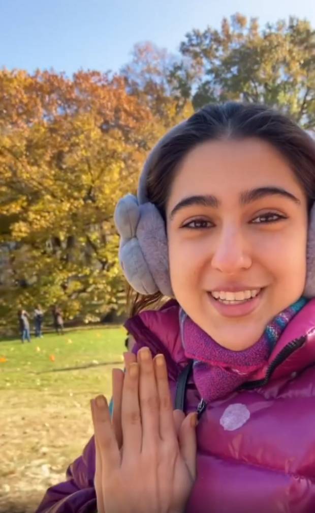Sara Ali Khan takes her fans around Central Park in a hilarious video 