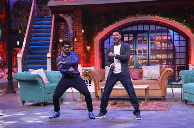 The Kapil Sharma Show: Varun Dhawan transforms into Prabhu Dheva, Shraddha Kapoor arrives with suitcase on set