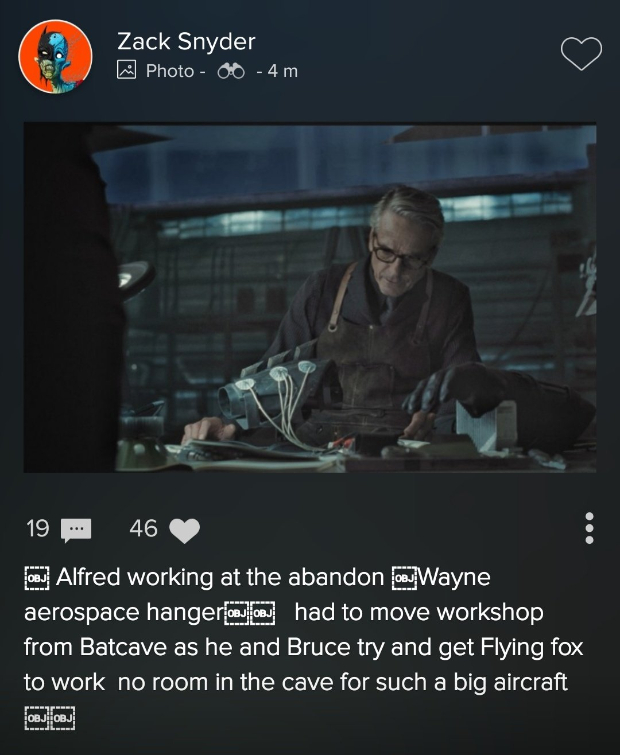 Zack Snyder releases new photos of Alfred and Atom from Justice League