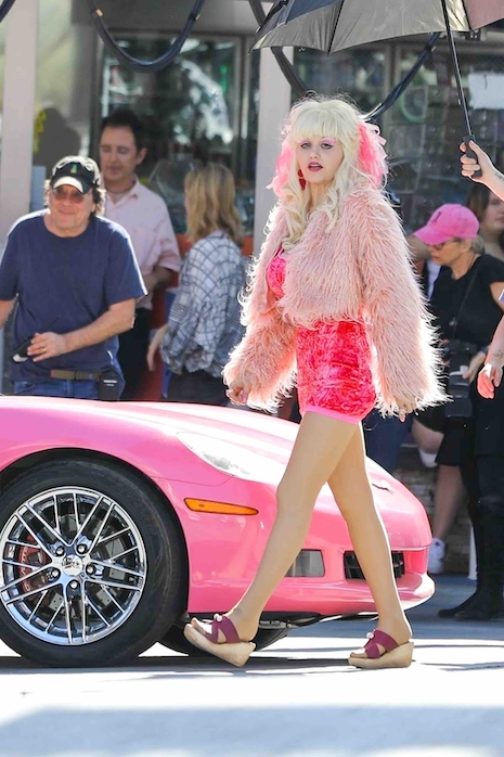 angelyne has nothing to complain about