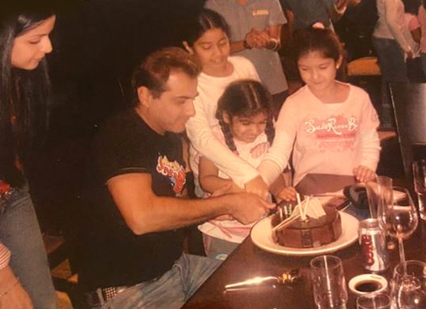 Throwback: Sanjay Kapoor shares an old picture of himself with little Janhvi, Khushi and Shanaya Kapoor