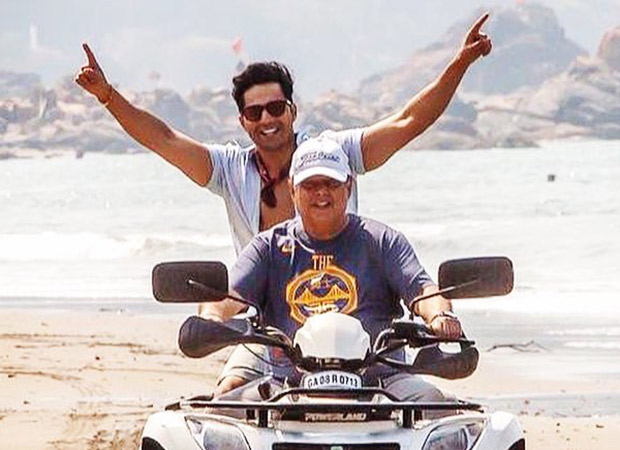 Varun Dhawan and 'daddy cool' David Dhawan ride an ATV in Goa, see photo