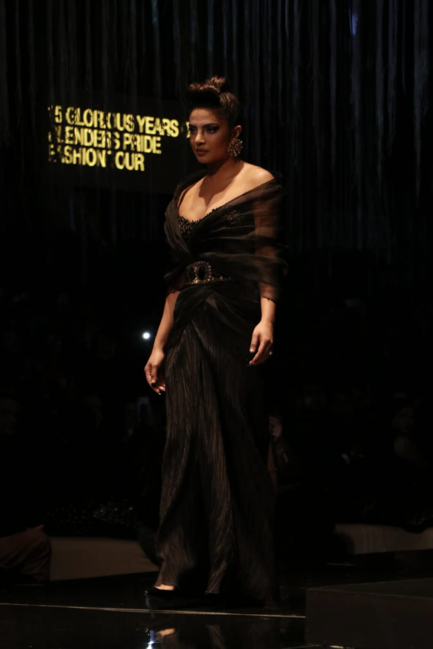 Priyanka Chopra hits the ramp in beautiful black gown, pays tribute to Wendell Rodricks at Blenders Pride Fashion Tour 2020