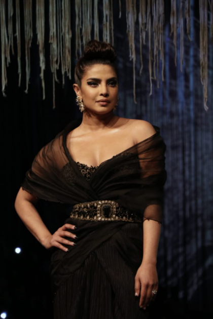 Priyanka Chopra hits the ramp in beautiful black gown, pays tribute to Wendell Rodricks at Blenders Pride Fashion Tour 2020