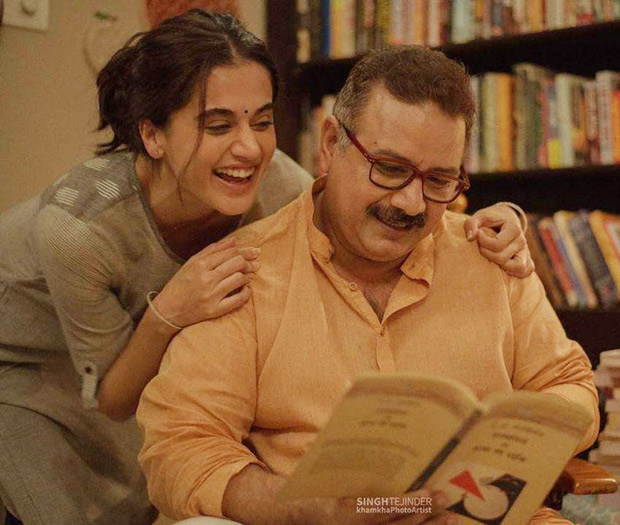thappad: taapsee pannu shares an adorable photo with her on-screen father, writes an intense note