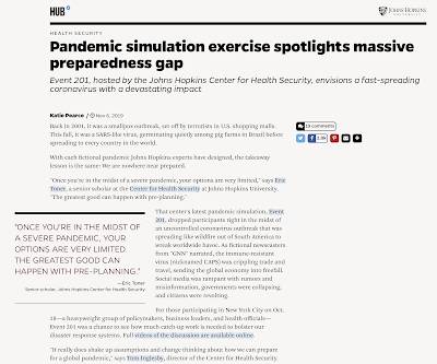 controlling the pandemic narrative