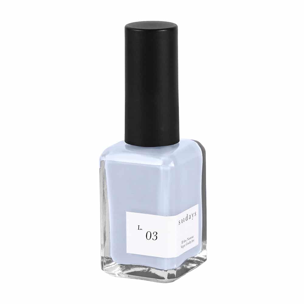 Light-Blue Nail Polishes,