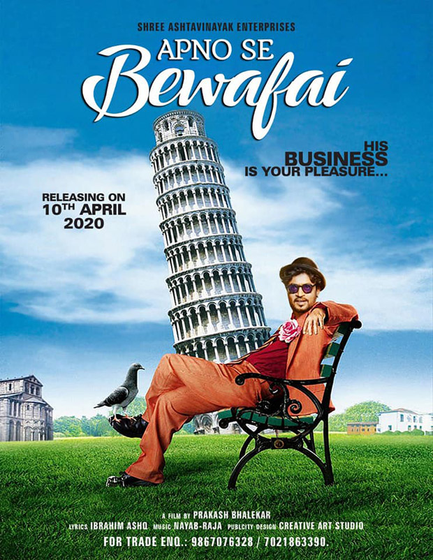 Irrfan Khan's unreleased film Apno Se Bewafai to hit the screens on April 2, director Prakash Bhalekar opens up