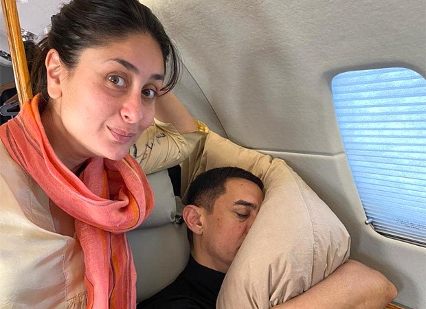 kareena kapoor khan’s selfie with a sleeping aamir khan is the funniest thing you will see today