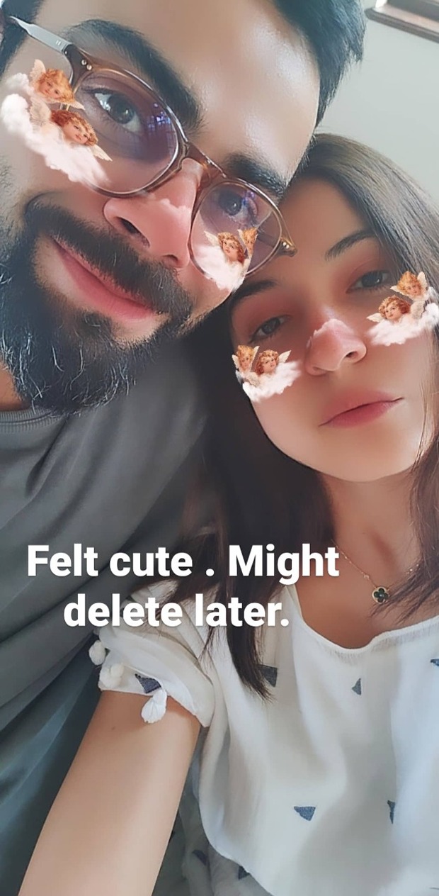 Anushka Sharma’s latest selfie with Virat Kohli is all things love!