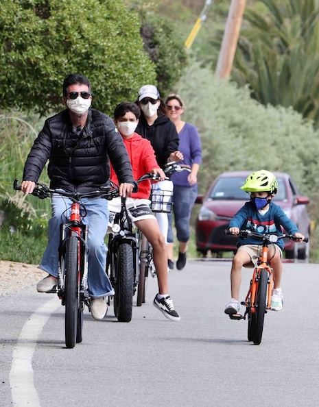 suddenly simon cowell is pedaling for his life