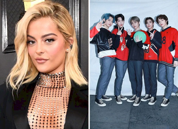 Bebe Rexha chatted with K-pop group Tomorrow x Together and TXT leader Soobin is winning at fanboy life