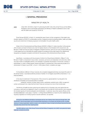 Spain's Response COVID-19,