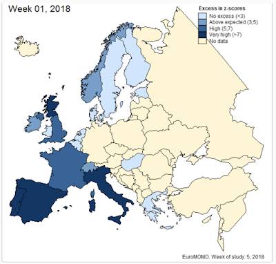 Europe Excess Mortality Related COVID-19,