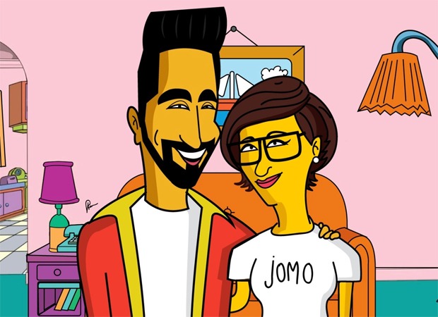 Arjun Kapoor and Ayushmann Khurrana look uncanny in their Simpson avatar