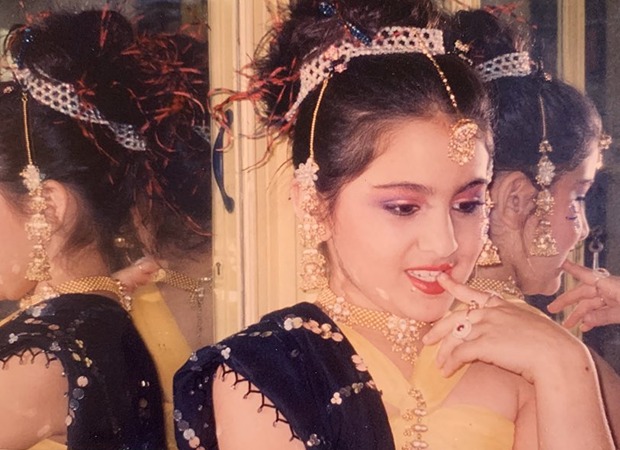 “i am the queen of my own dreams”- sara ali khan shares dolled up pictures from childhood