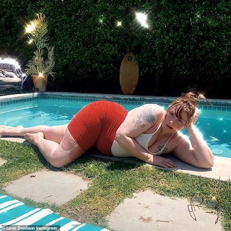 lena dunham is in an l.a. kinda mood