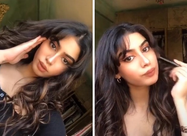 Khushi Kapoor brings out her sass in her latest makeup tutorial video on TikTok
