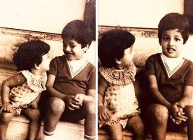 throwback: aishwarya rai bachchan strikes different poses with brother aditya in this childhood picture