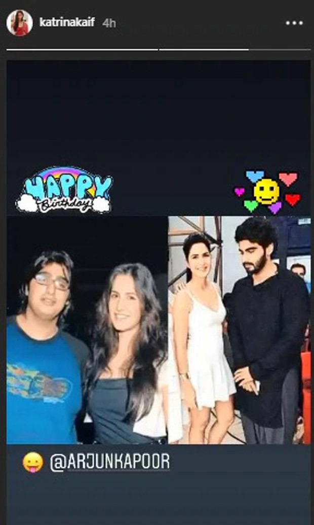 Arjun Kapoor receives sweetest birthday wish from BFF Katrina Kaif 