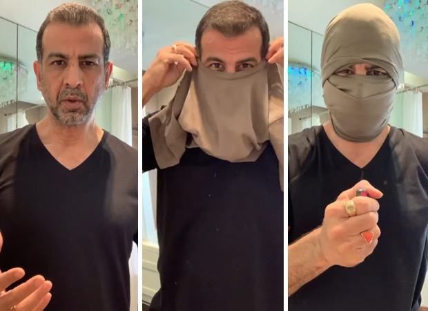 Ronit Roy’s DIY mask video goes viral amongst Black Lives Matter protestors for safety reasons and to evade facial recognition 