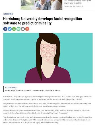 Facial Recognition Life Crime,