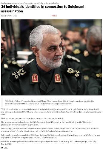 Soleimani Assassination Washington's Relationship Tehran,