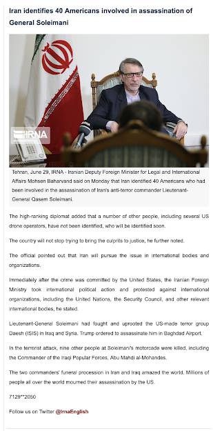 Soleimani Assassination Washington's Relationship Tehran,