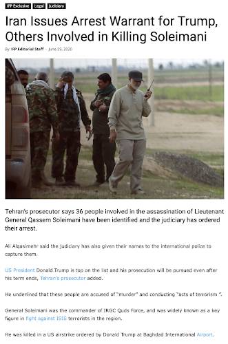 Soleimani Assassination Washington's Relationship Tehran,