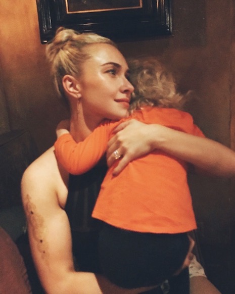hayden panettiere and her long distance daughter