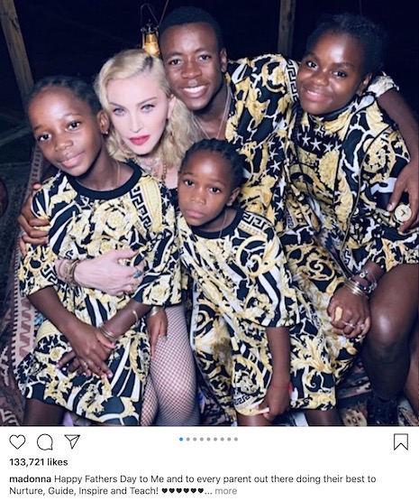 madonna wants father’s day credit