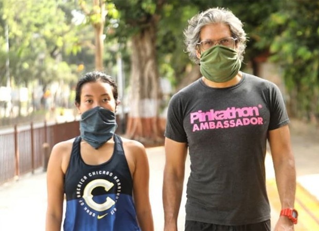 on the first day of unlock 1, milind soman and wife ankita konwar go for a run