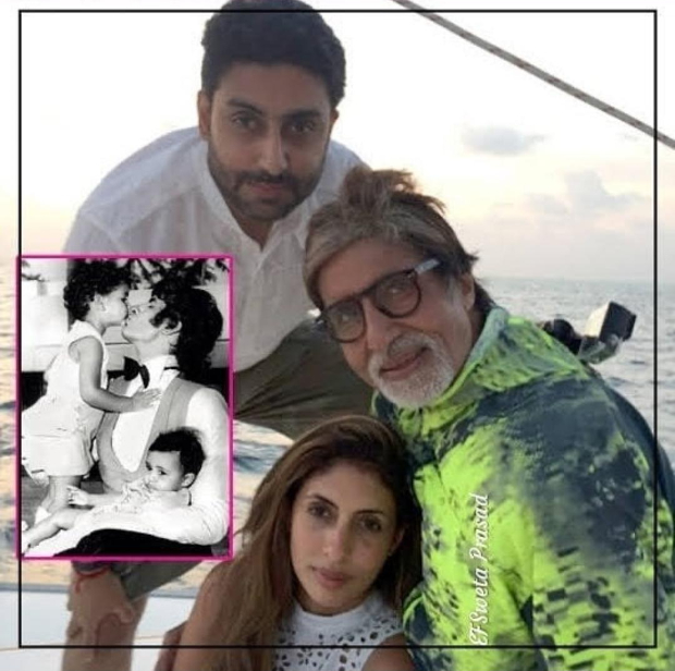 Amitabh Bachchan goes down memory lane to share photo with Abhishek and Shweta Bachchan