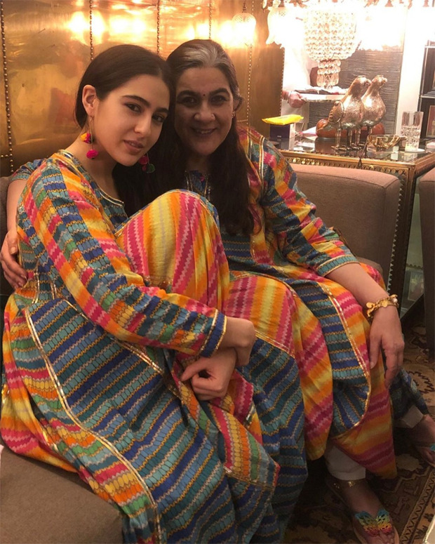 Sara Ali Khan and Amrita Singh are twinning and winning on their day out 