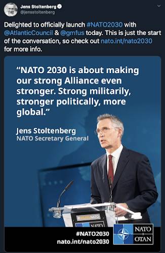 NATO 2030 Lies Ahead Alliance,