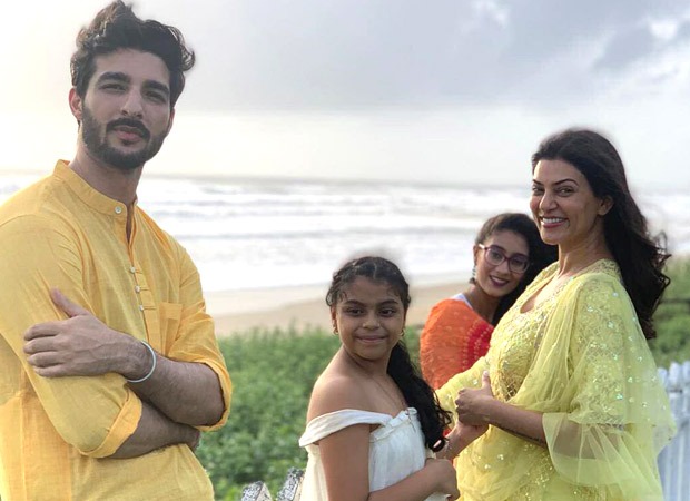 Sushmita Sen shares cute videos of beau Rohman Shawl as he tutors Alisah and her friend