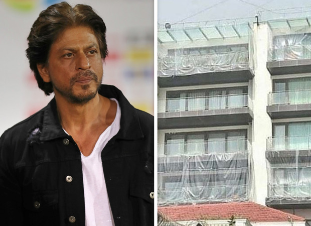 Shah Rukh Khan's house covered with plastic sheets, fans wonder if it is due to COVID-19